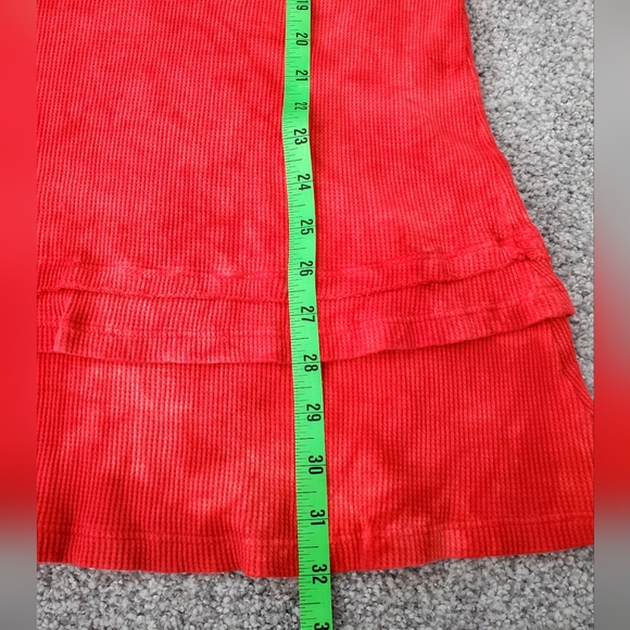 Cover Charge Red Thermal Tunic Long Sleeve Medium - Picture 5 of 5